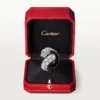 Anello Panthere De Cartier, laccato nero, pavé