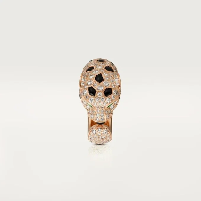 Anello Panthere De Cartier, modello medio, pavé