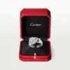 Anello Panthere De Cartier – Oro bianco, diamanti, smeraldi, onice – Cartier