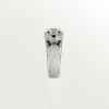 Anello Panthere De Cartier – Oro bianco, diamanti, smeraldi, onice – Cartier