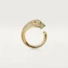 Anello Panthere De Cartier – Oro giallo, diamanti, smeraldi, onice – Cartier