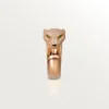 Anello Panthere De Cartier – Oro rosa, diamanti, smeraldi, onice – Cartier