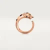 Anello Panthere De Cartier – Oro rosa, granati tsavoriti, onice – Cartier
