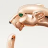 Anello Panthere De Cartier – Oro rosa, granati tsavoriti, onice – Cartier