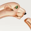 Anello Panthere De Cartier – Oro rosa, granati tsavoriti, onice – Cartier