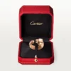 Anello Panthere De Cartier – Oro rosa, granati tsavoriti, onice – Cartier