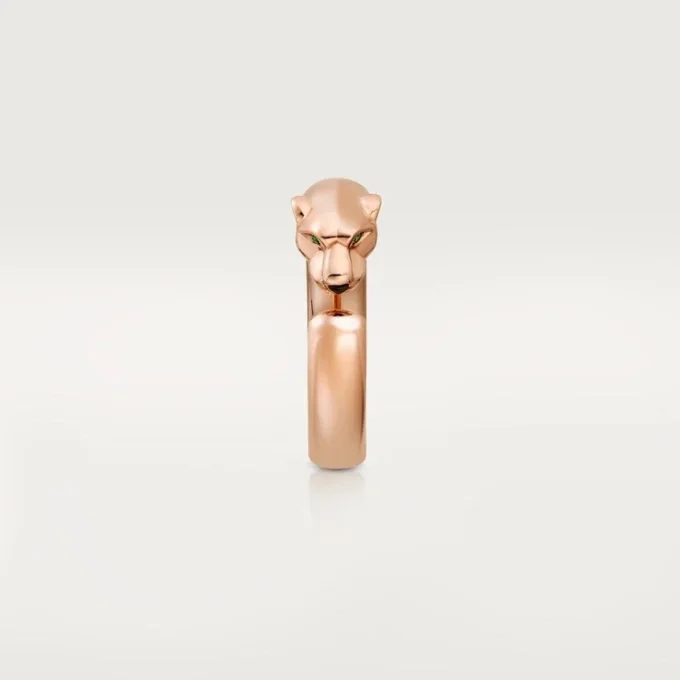 Anello Panthere De Cartier – Oro rosa, granati tsavoriti, onice – Cartier