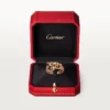 Anello Panthere De Cartier – Oro rosa, granati tsavoriti, onice, lacca nera, diamanti – Cartier