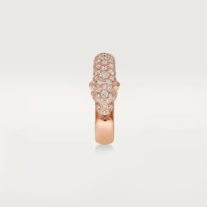 Anello Panthere De Cartier – Oro rosa, onice, smeraldi, diamanti – Cartier