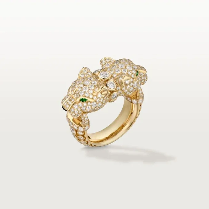 Anello Panthere De Cartier, pavé