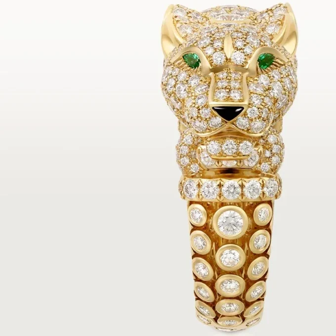 Anello Panthere De Cartier, pavé