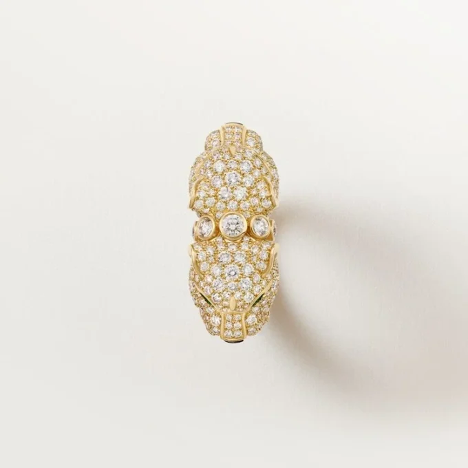 Anello Panthere De Cartier, pavé