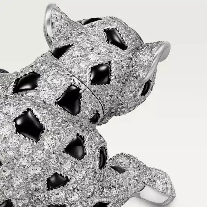 Anello Panthere De Cartier, pavé