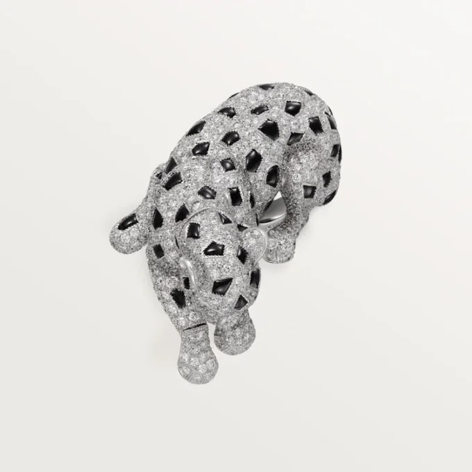 Anello Panthere De Cartier, pavé
