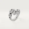 Anello Panthere De Cartier, semi-pavé