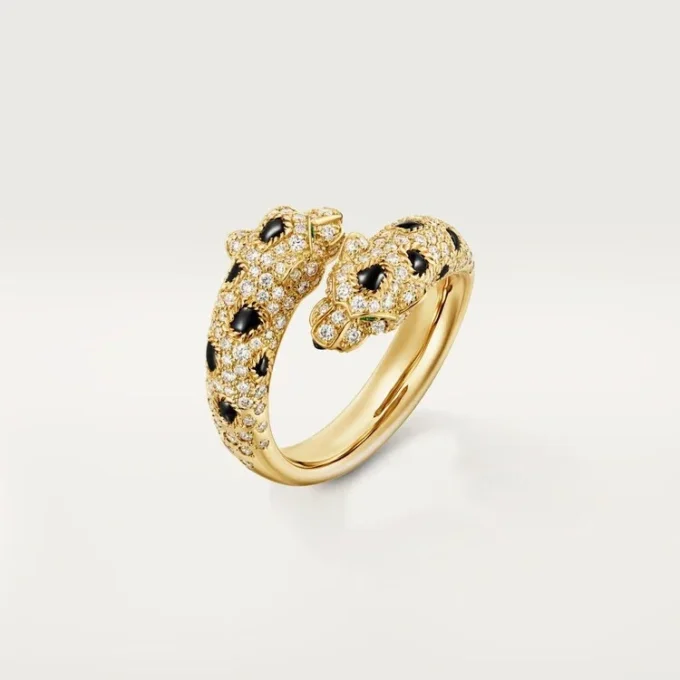Anello Panthere De Cartier, semi-pavé