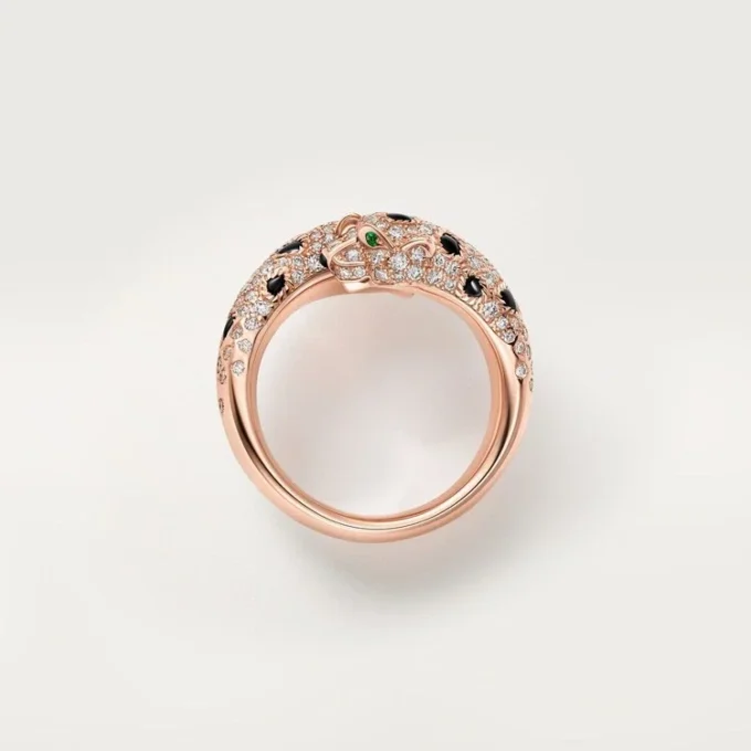 Anello Panthere De Cartier, semi-pavé