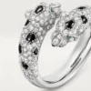 Anello Panthere De Cartier, semi-pavé