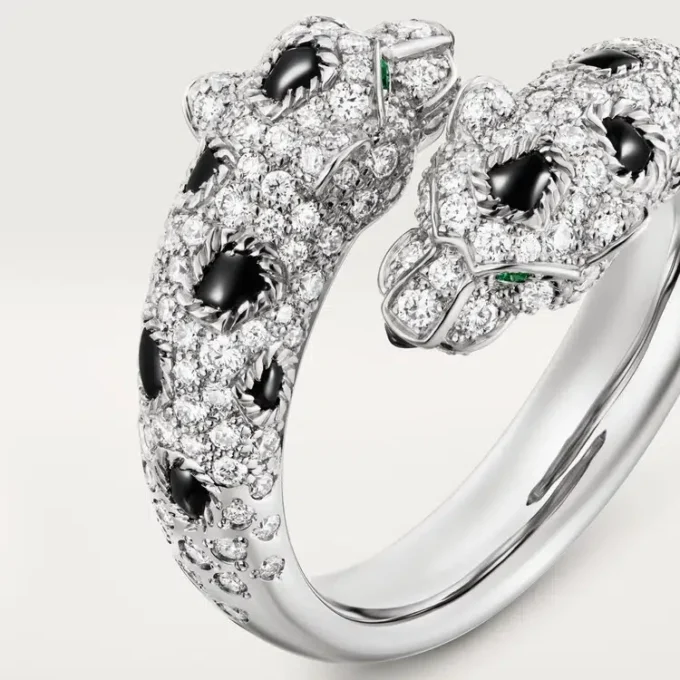 Anello Panthere De Cartier, semi-pavé