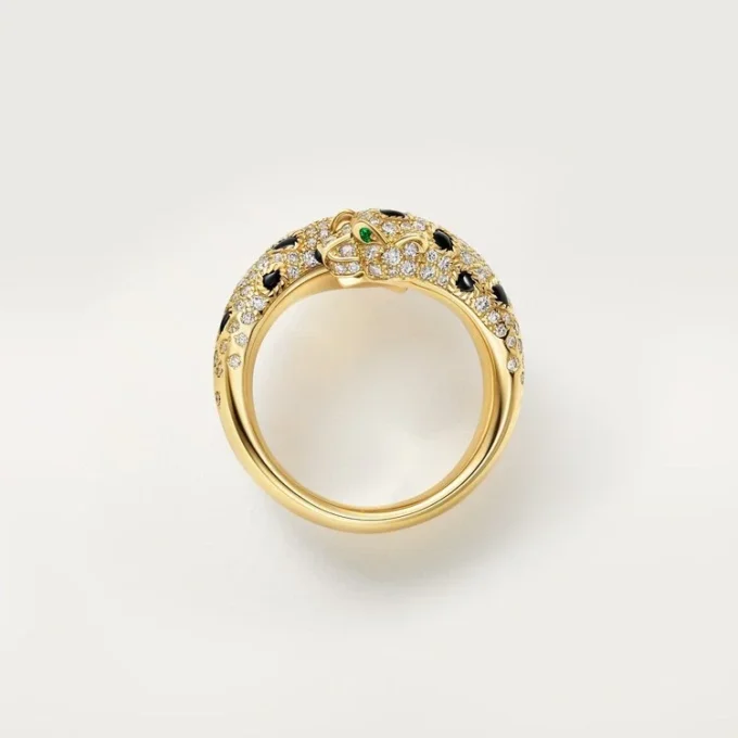 Anello Panthere De Cartier, semi-pavé