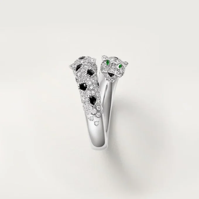 Anello Panthere De Cartier, semi-pavé
