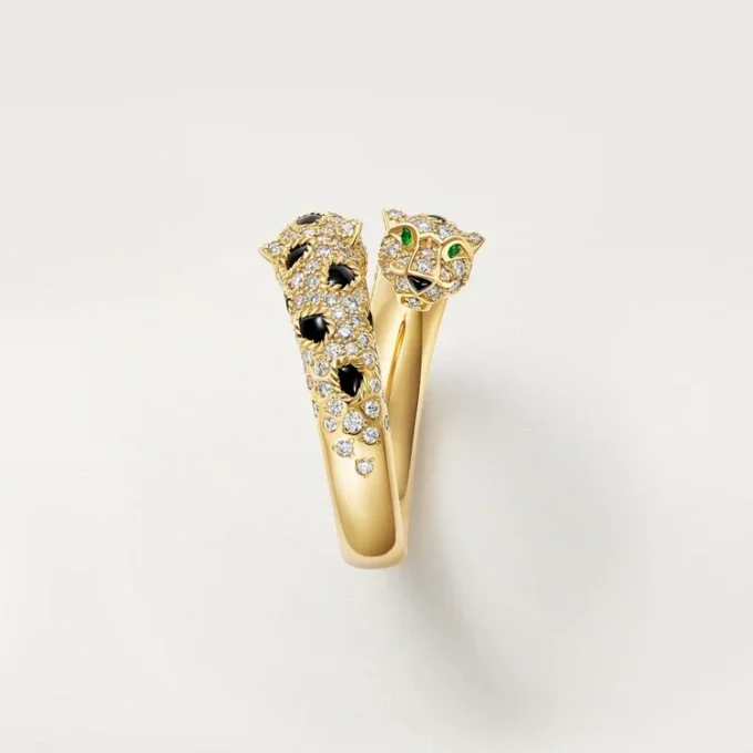 Anello Panthere De Cartier, semi-pavé
