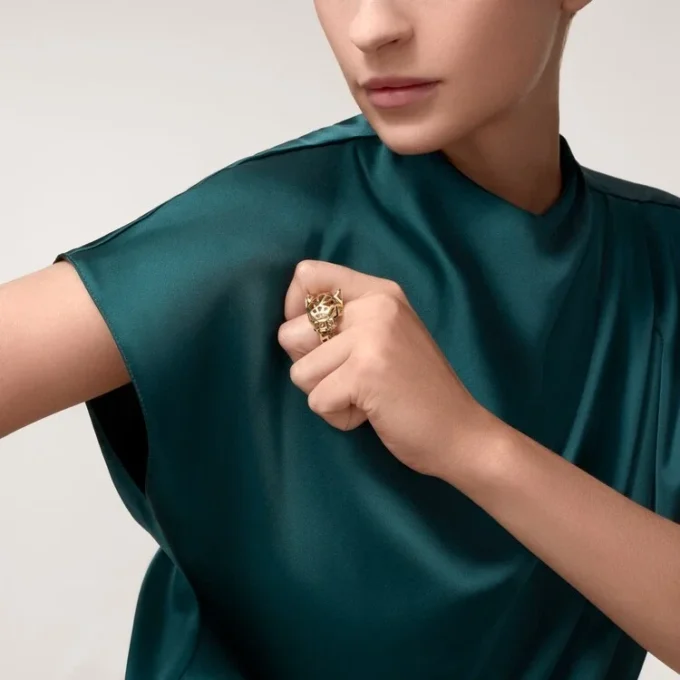 Anello Panthere De Cartier – Tsavorite e oro giallo | Cartier Us