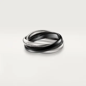 Anello Trinity, ceramica, modello classico