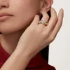 Anello Trinity, semi-pavé