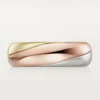 Anello Trinity, semi-pavé
