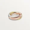 Anello Trinity, semi-pavé