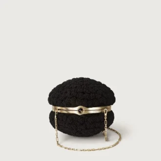 Borsa rotonda all’uncinetto, Cartier Soir