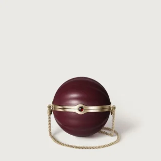 Borsa rotonda con motivo gadroone, Cartier Soir