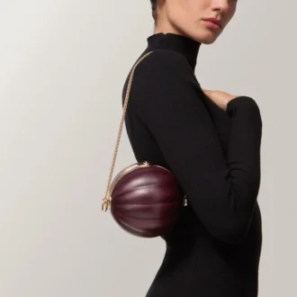 Borsa rotonda con motivo gadroone, Cartier Soir