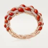 Bracciale Cartier Libre Tressage, Corallo