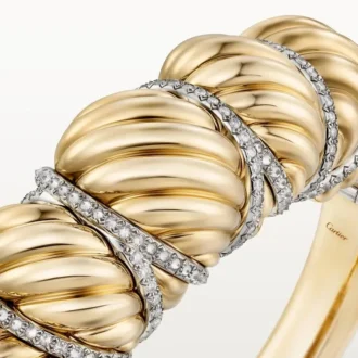 Bracciale Cartier Libre Tressage, diamanti