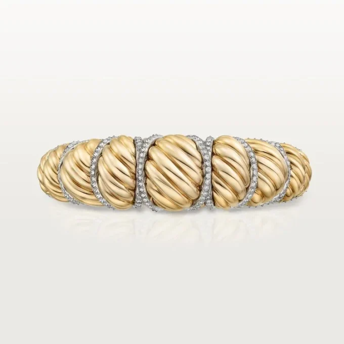 Bracciale Cartier Libre Tressage, diamanti