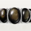 Bracciale Cartier Libre Tressage, ossidiana, diamanti