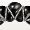 Bracciale Cartier Libre Tressage, ossidiana, diamanti