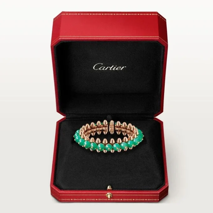 Bracciale Clash De Cartier, Crisoprasio, Modello Extra-Large