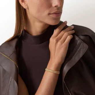 Bracciale Clash De Cartier, flessibile, a doppia fila