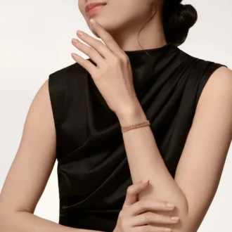 Bracciale Clash De Cartier, flessibile, a doppia fila