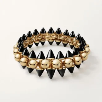 Bracciale Clash De Cartier, flessibile, modello extra-large, onice