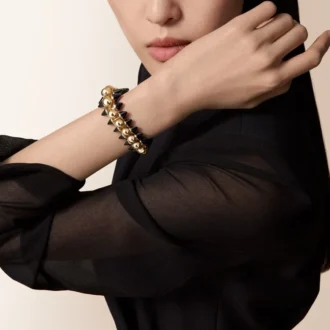 Bracciale Clash De Cartier, flessibile, modello extra-large, onice