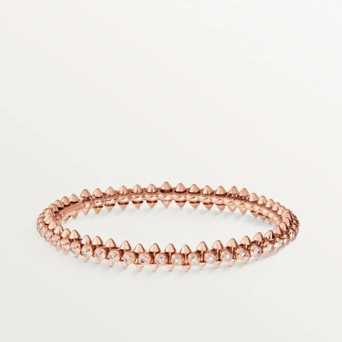 Bracciale Clash De Cartier, modello medio, diamanti
