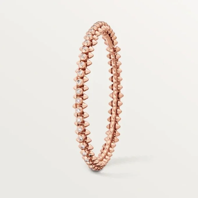 Bracciale Clash De Cartier, modello medio, diamanti
