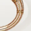 Bracciale Geometrie & Contrastes, corallo, pavé