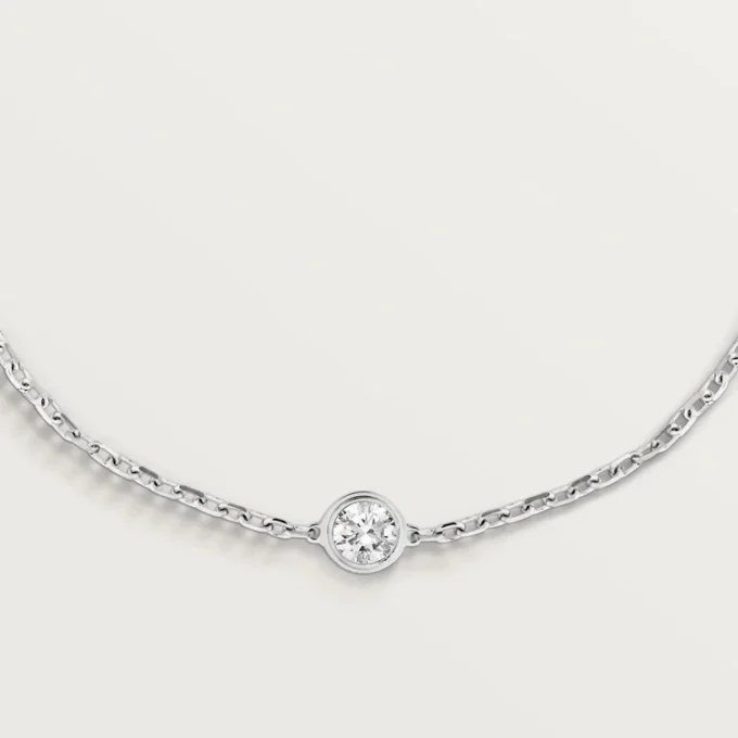 Bracciale Diamants Legers, Sm – Oro bianco, Diamanti – Cartier