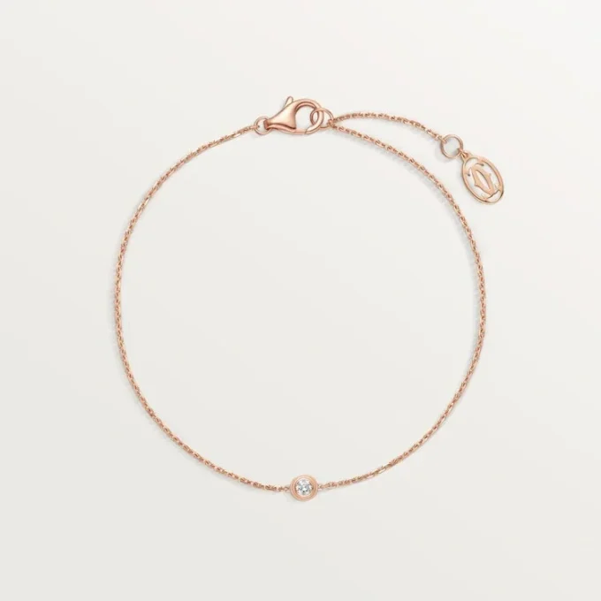 Bracciale Diamants Legers, Sm – Oro rosa, Diamanti – Cartier