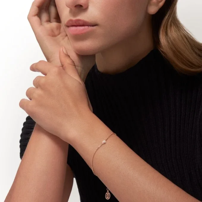 Bracciale Diamants Legers, Sm – Oro rosa, Diamanti – Cartier